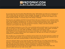 Tablet Screenshot of 3dprotoprint.com